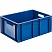 превью Ящик (лоток) мясной из ПНД 600×400×250 мм синий