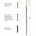 превью Кисть художественная профессиональная BRAUBERG ART «CLASSIC», синтетика жесткая, плоская, № 4, длинная ручка