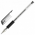 Ручка гелевая с грипом BRAUBERG «EXTRA GT», ЧЕРНАЯ, стандартный узел 0.5 мм, линия 0.35 мм