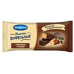 Вафли Коломенские глазированные с орешками 140г