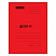 превью Скоросшиватель OfficeSpace «Дело», картон мелованный, 300г/м2, красный, пробитый, до 200л. 