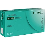 Перчатки нитрил. н/с. н/о, зеленые MediOk (L) 50п/уп, 4гр