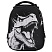 превью Ранец BRAUBERG SHINY, 2 отделения, с брелком, Scary dino, СВЕТЯЩИЙСЯ РИСУНОК, 38×28х14 см