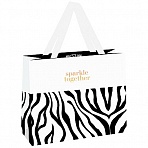 Пакет подарочный 32×26×12см MESHU «Animal print», отд. фольгой, матовая ламинация