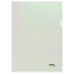 Папка-уголок СТАММ «Сияние» А4, 180мкм, пластик, непрозрачная, белый