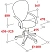 превью Кресло офисное Комус Мебель (Easy Chair) 304 чёрное (сетка/ткань, пластик)