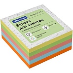 Самоклеящийся блок OfficeSpace, 51×51мм, 250л., 5 пастельных цветов