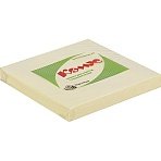 Стикеры Z-сложения КОМУС с клеев. краем Z-блок 76×76 желтый 100л