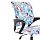 Кресло детское Chairman Kids 103 LT, PL черный, ткань велюр, единороги, пиастра
