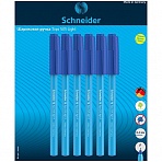 Набор шариковых ручек Schneider Tops 505 F Light 6шт., синие, 0.8мм, блистер