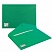 превью Папка-конверт с кнопкой BRAUBERG, А4, непрозрачная, плотная, зеленая, до 100 листов, 0,20 мм