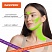 превью Кинезио тейп/лента для лица и тела, омоложение и восстановление, 5 см х 5 м, зеленый, DASWERK