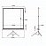 превью Экран проекционный на треноге (150×150 см), матовый, 1:1, BRAUBERG «TRIPOD»