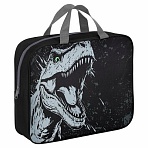 Папка на молнии с ручками BRAUBERG А4, 1 отделение, полиэстер, 80 мм, Scary dino