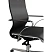 превью Кресло для руководителя Metta ErgoLife SynchroSit Well B2-195K чёрное (экокожа, металл хромированный)
