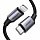 Кабель UGREEN US535 (15311) USB-C to USB-C 240WPD 1м. серый космос