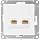 Розетка 1-ая с/з с кр. с защитными шторк. IP44 SE Этюд Серый (PA16-044C)О/У
