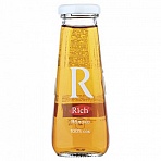 Сок RICH (Рич) 0.2 л, яблоко, подходит для детского питания, стеклянная бутылка