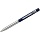 Ручка шариковая Luxor «Gemini» синяя, 1.0мм, корпус синий/хром, кнопочный механизм