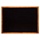 Доска меловая настенная Attache Non magnetic 30×42 см черная в деревянной раме