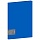 Папка с 10 вкладышами Berlingo «Soft Touch», 17мм, 700мкм, синяя, с внутр. карманом