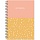 Бизнес-тетрадь Attache Economy Flakes yellow А4 48 листов оранжевая в клетку на спирали (204×291 мм)