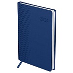 Ежедневник датированный A5, 176л., кожзам, OfficeSpace «Victor», синий