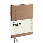 Ежедневник недатированный, А6, 136л., твердый переплет, кожзам, BG «Palm. Ecru pink», пудровый
