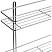 превью Полка для ванной Swensa 2-ярусная прямая 40x11x28 см