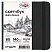 превью Скетчбук 80л., 120×120 Гамма «Студия», черный, твердая обложка, на резинке, белая, 140г/м2