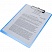 превью Папка-планшет Attache А4, жесткий пластик 2мм, прозрачный синий