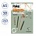 превью Скетчбук - альбом для смешанных техник 30л., А3, на склейке Clairefontaine «Paint'ON Grey Green», 250г/м2, серо-зеленая