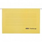 Папка подвесная Attache Foolscap, картон желтый, до 200л., 5шт/уп