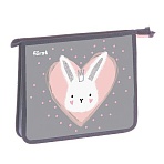 Папка для тетрадей 1 отделение, А5 Först «Little Friend», 240×205×40 мм, пластик, на молнии