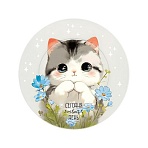 Тарелки бумажные MESHU «Cute cat», 18см, 6шт. 