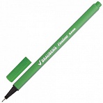 Ручка капиллярная BRAUBERG «Aero», СВЕТЛО-ЗЕЛЕНАЯ, трехгранная, металлический наконечник, линия письма 0.4 мм