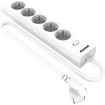 Сетевой фильтр Philips CHP2155WA/51 5р/2м, 10А, белый