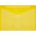 превью Папка-конверт на кнопке А4 желтая 0.18 мм (10 штук в упаковке)