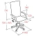 превью Кресло для руководителя Комус Мебель (Easy Chair) 584 чёрное (рециклированная кожа, металл крашеный)