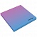превью Самоклеящийся блок Berlingo «Ultra Sticky. Radiance»,75×75мм,50л, розовый/голубой градиент, европодвес