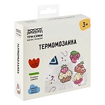 Термомозаика ТРИ СОВЫ «Сладости», набор инструментов и аксессуаров, трафареты, картонная коробка