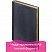 превью Ежедневник BRAUBERG недатированный, А6, 100?150 мм, под зернистую кожу, 160 л., черный, кремовый блок, зол. срез