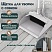 превью Совок для мусора + щётка на телескопических рукоятках 59-93 смбело-серыйLAIMA608952