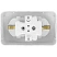 превью Розетка накладная двойная Schneider Electric BLNRA010211 Blanca с заземлением 16 А IP20 белая