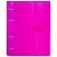 превью Тетрадь на кольцах А5 175×220 мм, 120 л., пластик, на липучке, с разделителями, BRAUBERG, Розовый
