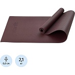 Коврик для йоги плотн STARFIT FM-103 PVC HD,0.6см,183×61, шокол, ЦБ-00001473