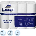 Бумага туалетная Luscan Professional (2-слойная, белая, 24упаковке)