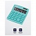 превью Калькулятор настольный Eleven SDC-810NR-GN, 10 разрядов, двойное питание, 127×105×21мм, бирюзовый