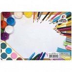 Коврик для творчества Луч Школа творчества А4 разноцветный