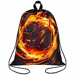 Мешок для обуви BRAUBERG KIDS, с петлей, 42×34 см, «Fire split»